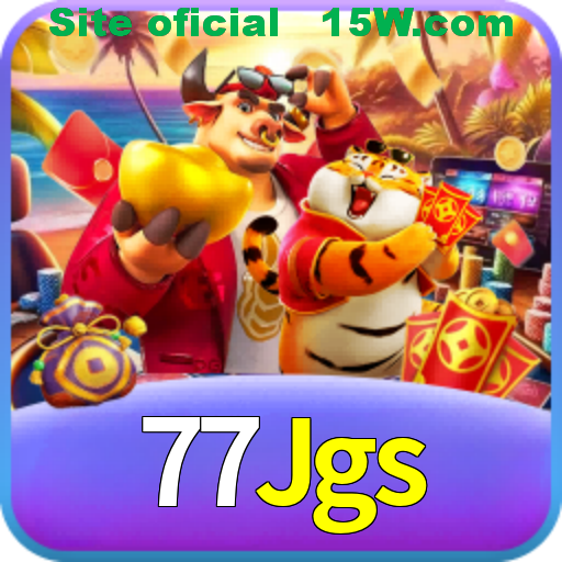 Imagem promocional da 77Jgs mostrando a plataforma e suas vantagens